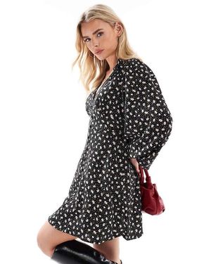 Miss Selfridge Mini Tea Dress - Black