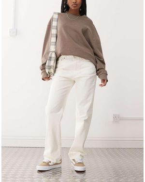 Obey Vaqueros Blancos De Corte Slim Everyday De