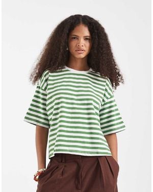 Pieces Short Sleeve Heavyweight T-shirt - Green