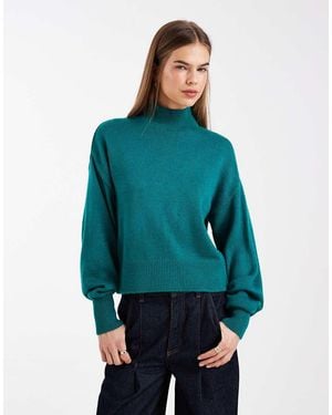 ASOS High Neck Jumper - Blue
