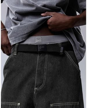 Pull&Bear – stoff-gürtel - Schwarz