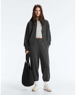 Oysho Cotton Blend joggers - Black