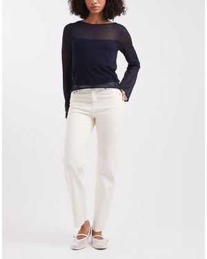 JJXX Lyon Slim Cropped Jeans - Blue