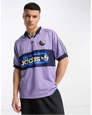 adidas Originals Bloke Pop Retro Football Jersey - Purple