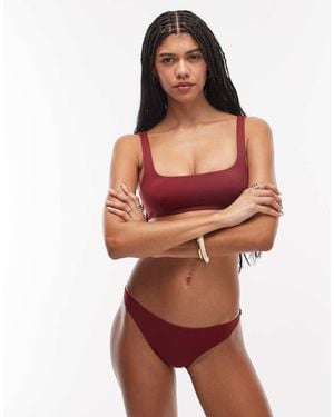 ARKET Mix & Match Smock Bikini Bottom - Red