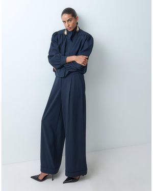ASOS Slouchy Tailored Pants - Blue