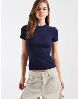 Gap Basic Cotton T-Shirt - Blue