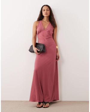 Jdy V-neck Maxi Dress - Pink