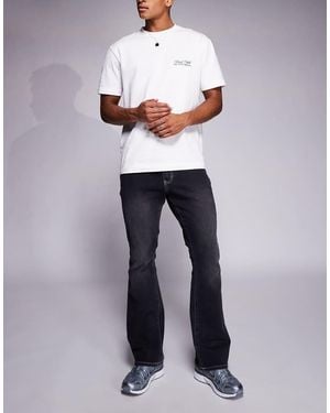 Liquor N Poker Smalle Flare Jeans - Grijs
