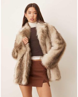 JJXX Faux Fur Jacket - Brown