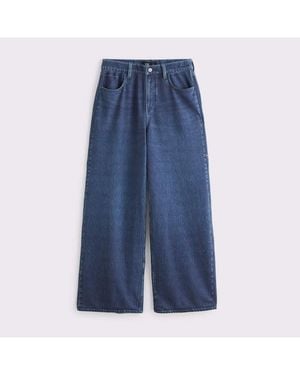 Abercrombie & Fitch On The Go High Rise Travel Terry Pant - Blue