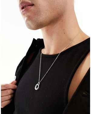 Icon Brand Stainless Steel Hyalus Pendant Necklace - Black