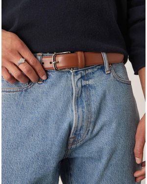 Abercrombie & Fitch Cinturón De Cuero De - Azul