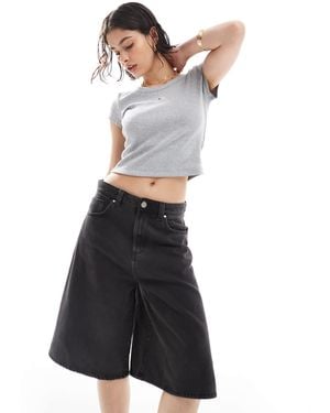 Cotton On Cotton On Wide Denim Jorts - White