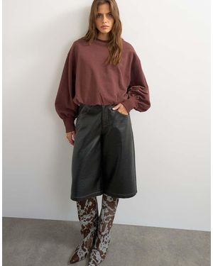 TOPSHOP Sweater Met Ballonzoom - Meerkleurig