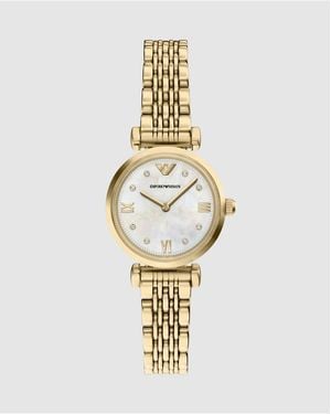 Emporio Armani Two-Hand-Tone Stainless Steel Watch - Metallic