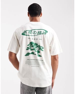 Jack & Jones – oversize-t-shirt - Weiß
