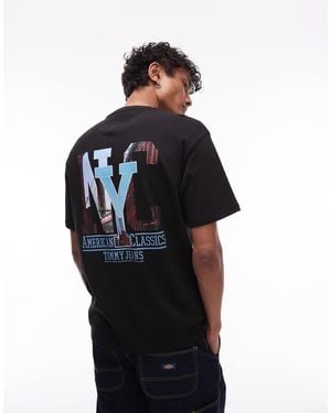 Tommy Hilfiger Nyc Photo Backprint T-Shirt - Black