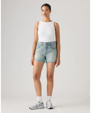 Levi's Cinch Mid-Thigh Shorts - Blue