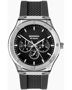 Sekonda Titan 42Mm Analogue Watch - Black