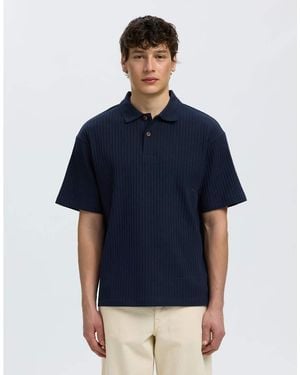 SELECTED Polo Shirt - Blue