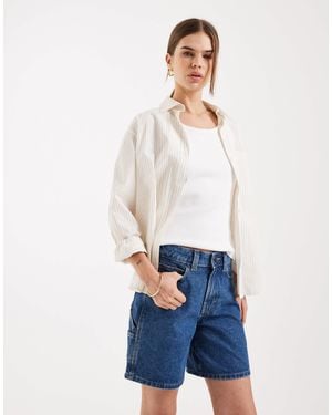 Dickies 1993 7 Inch Carpenter Jean Shorts - White