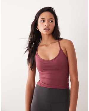 Cotton On Active Ultra Soft Scoop Neck Racer Back Top - Red