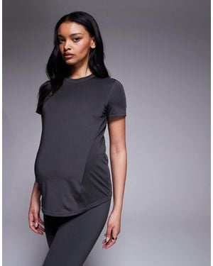 4505 Maternity Icon Active Quick Dry Performance T-shirt - Gray
