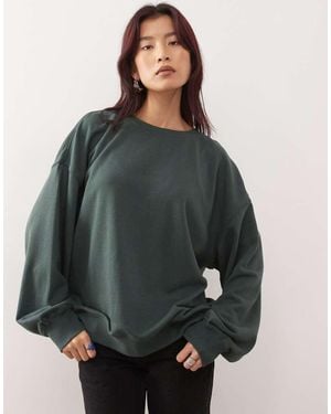 Weekday Oversized Slouchy Sweatshirt - Grey