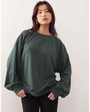 Weekday Oversized Slouchy Sweatshirt - Grey