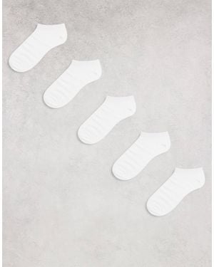 Brave Soul – 5er-pack sneaker-socken - Weiß