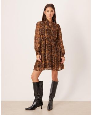Vila Cap Sleeve Midi Dress - Natural