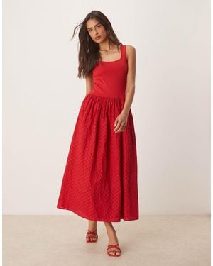 Nobody's Child Colorado Midi Dress - Red