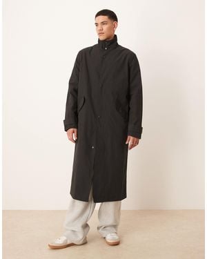 ASOS Oversized Trench Coat - Blue