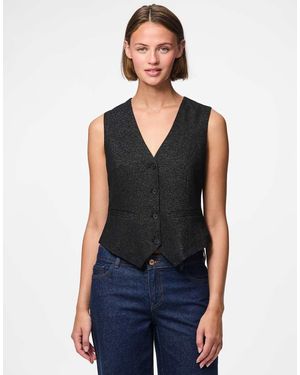 Pieces Waistcoat - Blue