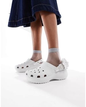 Crocs™ Classic Platform Bouquet Clog - Blue