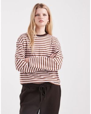 Cotton On Oversized Boxy Long Sleeve T-shirt - Red
