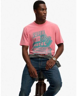 Superdry Roadside Trade Loose T-Shirt - Red