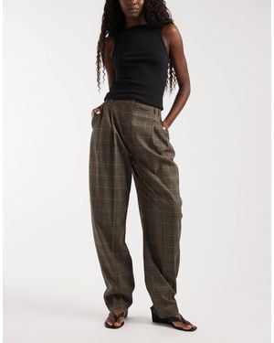 ASOS Tailored Tapered Trousers - Natural