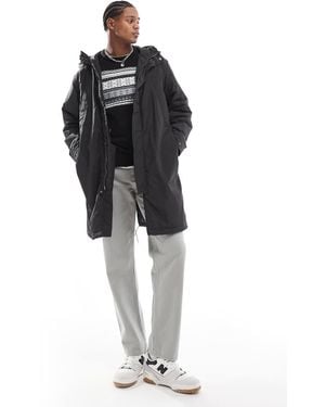 Lyle & Scott Longline Parka - Black