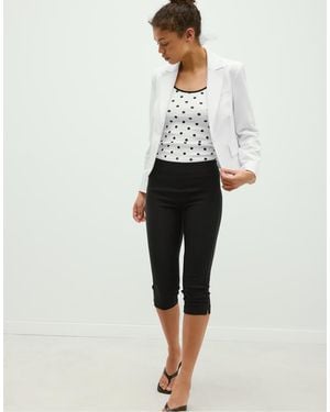 Stradivarius Korte Blazer - Naturel