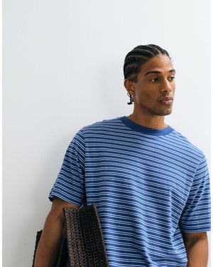 Cotton On – kastiges t-shirt - Blau