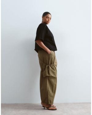 ARRANGE Curve pantalon utilitaire delphi à cordon - Vert
