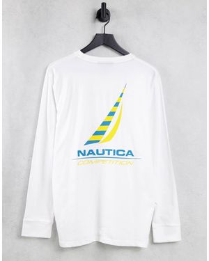Nautica – fearo – langärmliges oberteil - Weiß