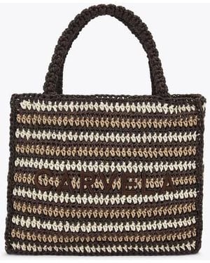 Carvela Kurt Geiger Nola Crochet Tote - Blue