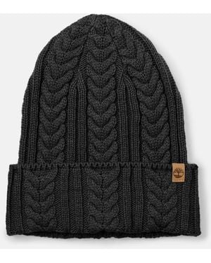 Timberland Cable Beanie - Black