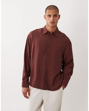 ASOS – oversize-hemd - Rot