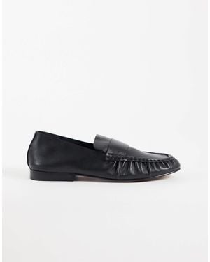 ASOS – marlowe – weiche leder-loafer - Schwarz