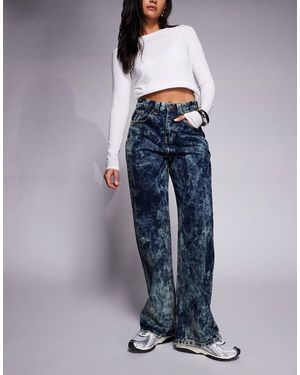 Courtside – baggy-jeans - Blau