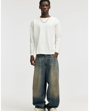 Pull&Bear Super baggy Jeans - White